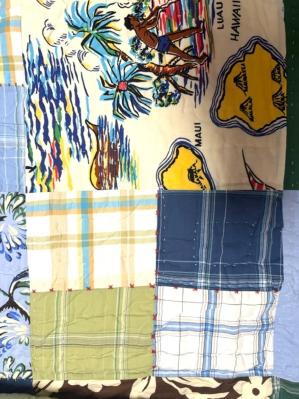 Pottery Barn Kids Surfside Patchwork Twin Quilt~Shams~Pillowcase~Rare~Vintage~